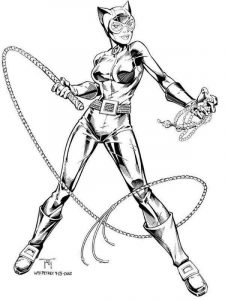 Kolorowanka Catwoman 006