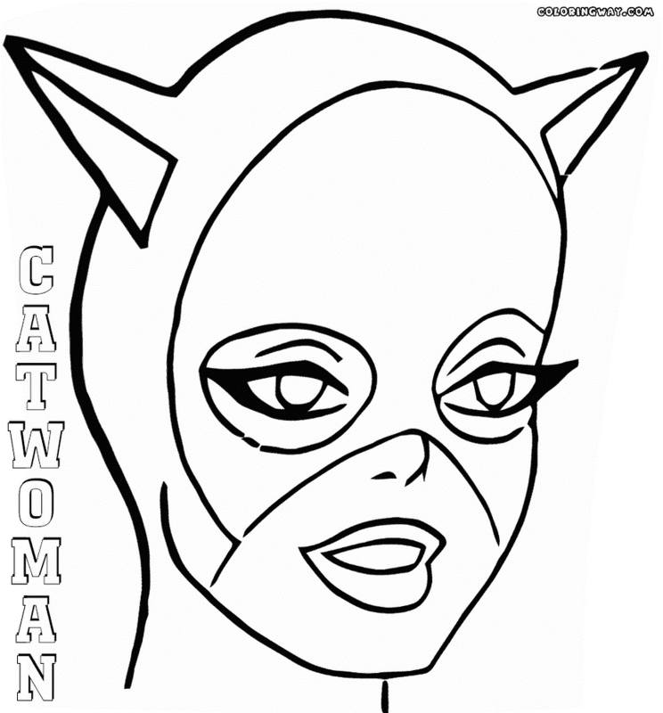 Kolorowanka Catwoman 020