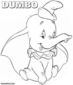 Kolorowanka Dumbo 005