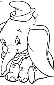 Kolorowanka Dumbo 008