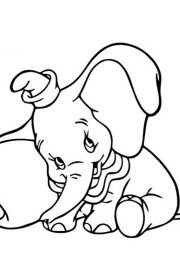 Kolorowanka Dumbo 015