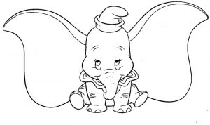 Kolorowanka Dumbo 019