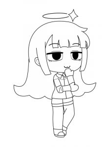 Kolorowanka Gacha Life 022