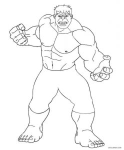 Kolorowanka Hulk 040