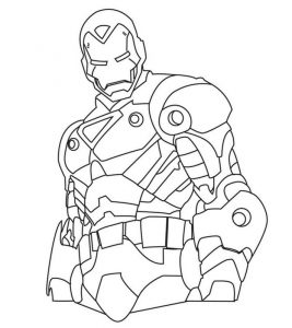 Kolorowanka Iron Man 051