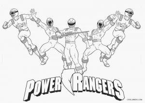 Kolorowanka Power Rangers 025