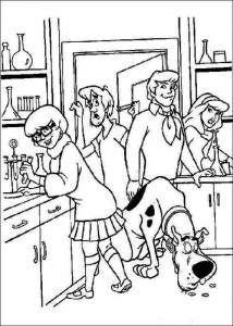 Kolorowanka Scooby Doo 024