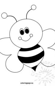 Kolorowanka pszczoła 036