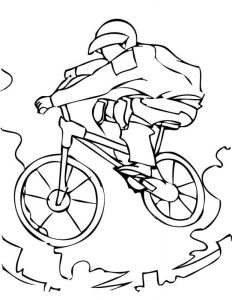 Kolorowanka rower 005
