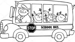 Autobus szkolny kolorowanka do wydruku