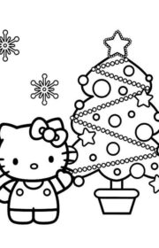Boże Narodzenie z Hello Kitty do druku
