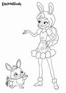 Bree Bunny figurka do kolorowania z Enchantimals