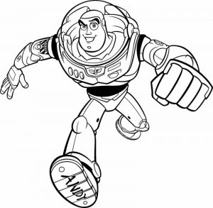 Buzz Astral - darmowa kolorowanka dla dzieci z Toy Story