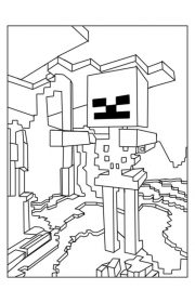 Creeper Kolorowanka z gry Minecraft