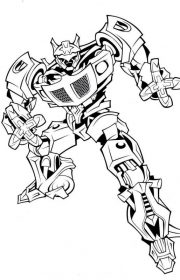 Cybertron - kolorowanka dla dzieci z Transformers