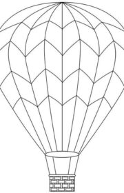 Darmowa kolorowanka z ogromnym balonem