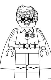 Dick Grayson ludzik z Lego do druku dla dzieci