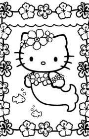 Hello Kitty drukowanka dla dzieci