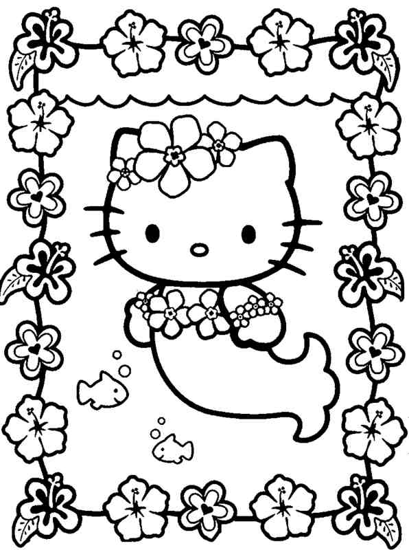 Hello Kitty drukowanka dla dzieci