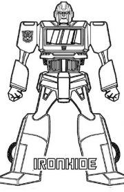 Ironhide - kolorowanka z autobotem do druku