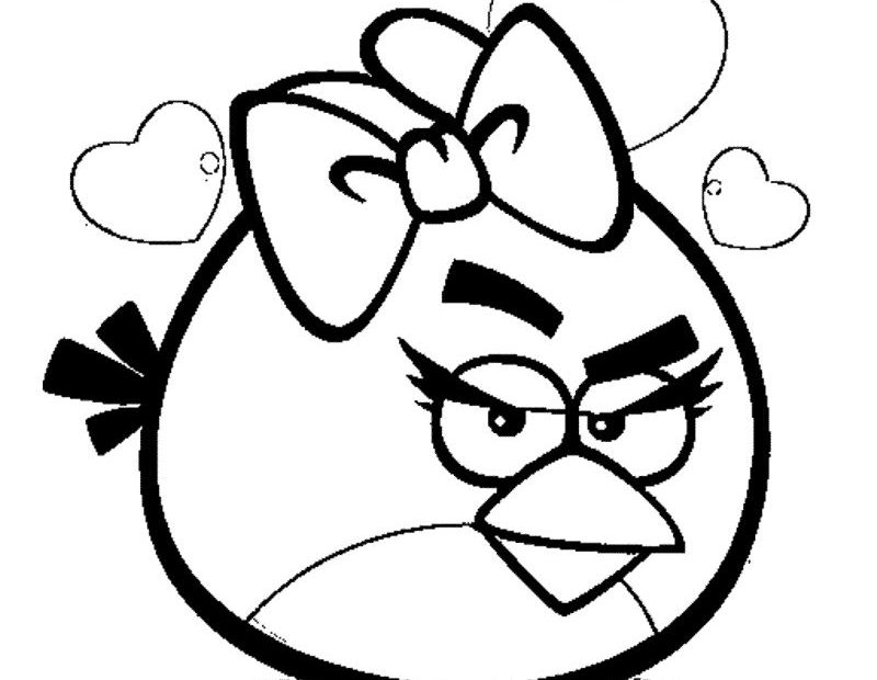 Kolorowanka Angry Birds do druku