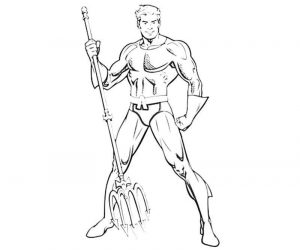 Kolorowanka Aquaman do wydruku