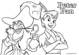 Kolorowanka Disney'a z bohaterami kreskówki Piotruś Pan