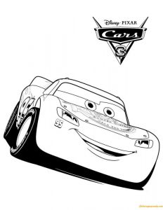 Kolorowanka The Cars 3 do druku