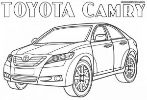 Kolorowanka Toyota Camry