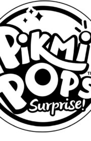 Kolorowanka z logo Pikmi Pops do wydruku