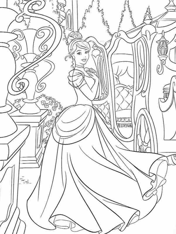 Księżniczka Disney'a kolorowanka do drukowania