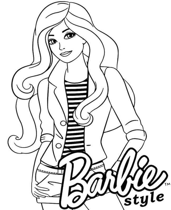 Logo Barbie do wydrukowania