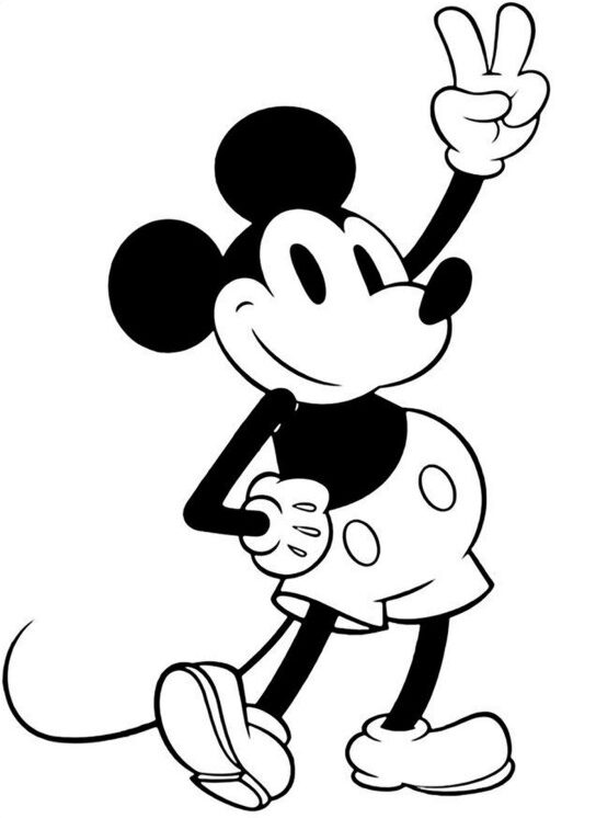 Malowanka z Myszką Miki do druku