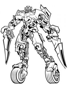 Megatron - kolorowanka z Transformersów do druku