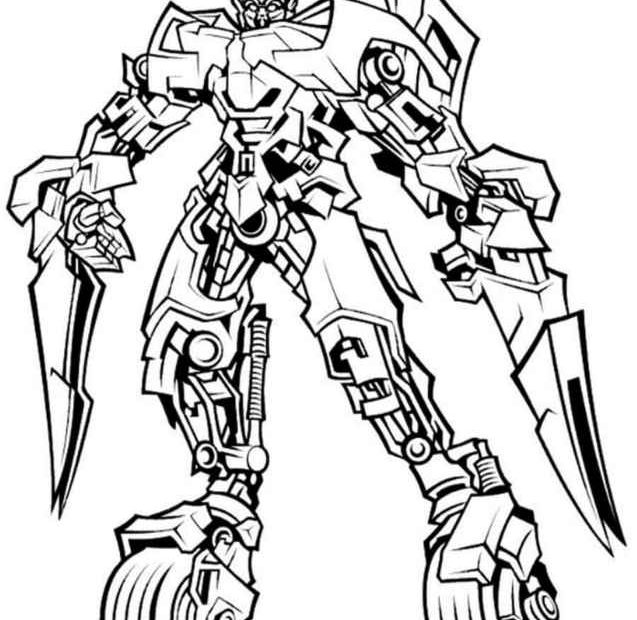 Megatron - kolorowanka z Transformersów do druku
