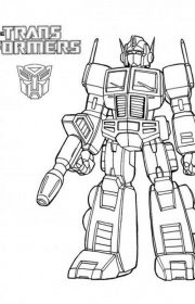 Optimus Prime kolorowanka Transformers do druku