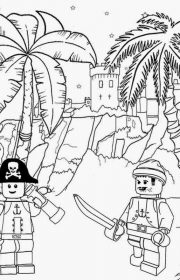 Piraci - kolorowanka Lego Juniors dla dzieci
