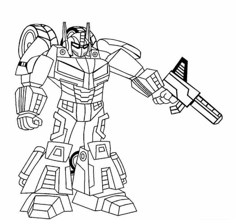 Robot do kolorowania z filmu Transformers