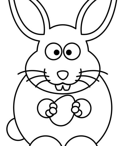 Słodki królik do wydrukowania w PDF