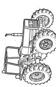 Traktor rysunek kolorowanka dla dzieci